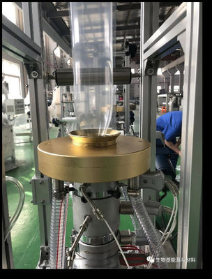 comprar calefacción eléctrica Mini Blown Film Extruder de la máquina de la película del laboratorio del ANIMAL DOMÉSTICO de 1.10kw que sopla PE PP online manufacture